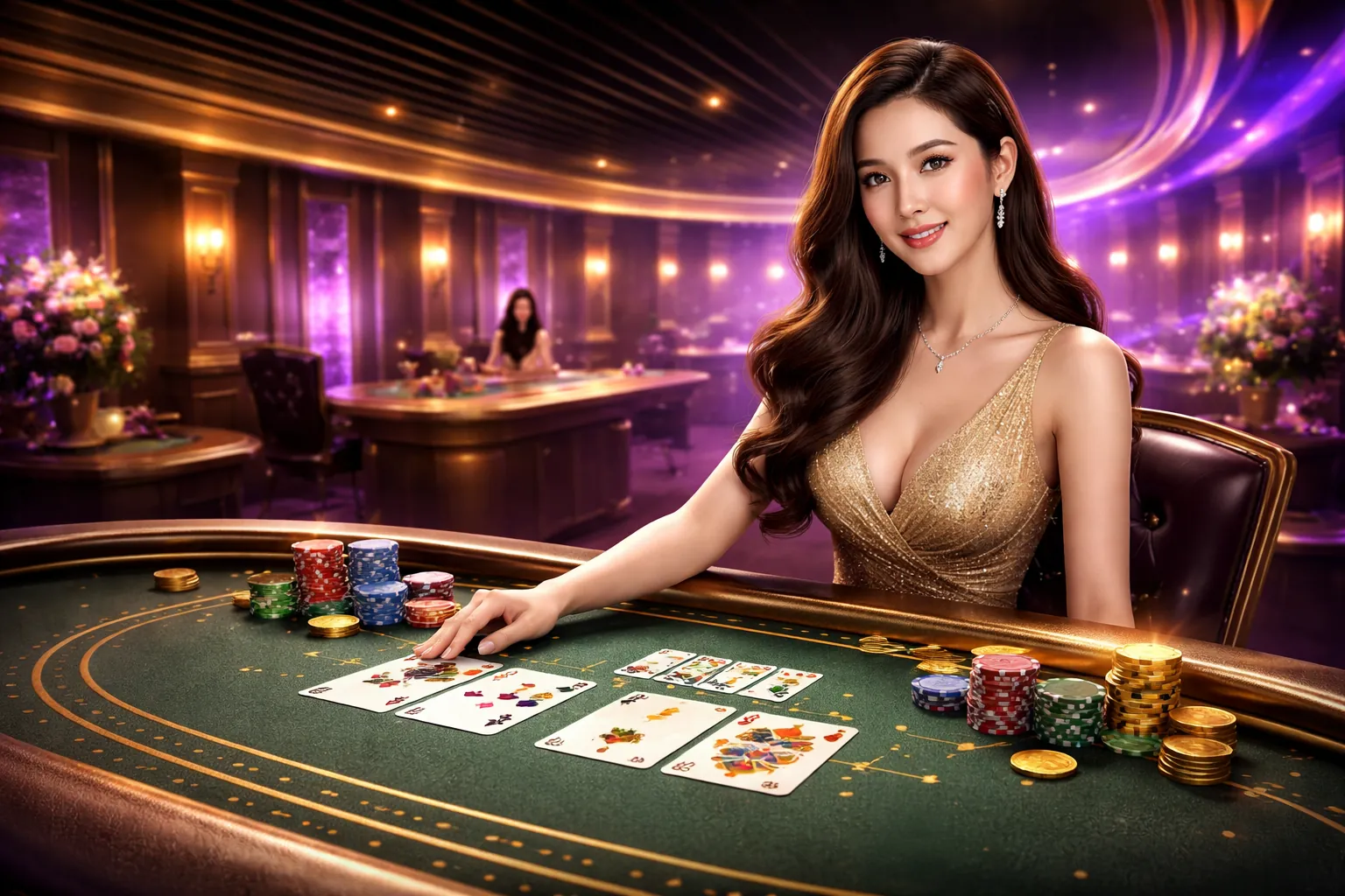 Hình ảnh chính trang chủ b123b com, thể hiện sự sôi động của cá cược thể thao và sòng bạc trực tuyến, tông màu Black Gold.