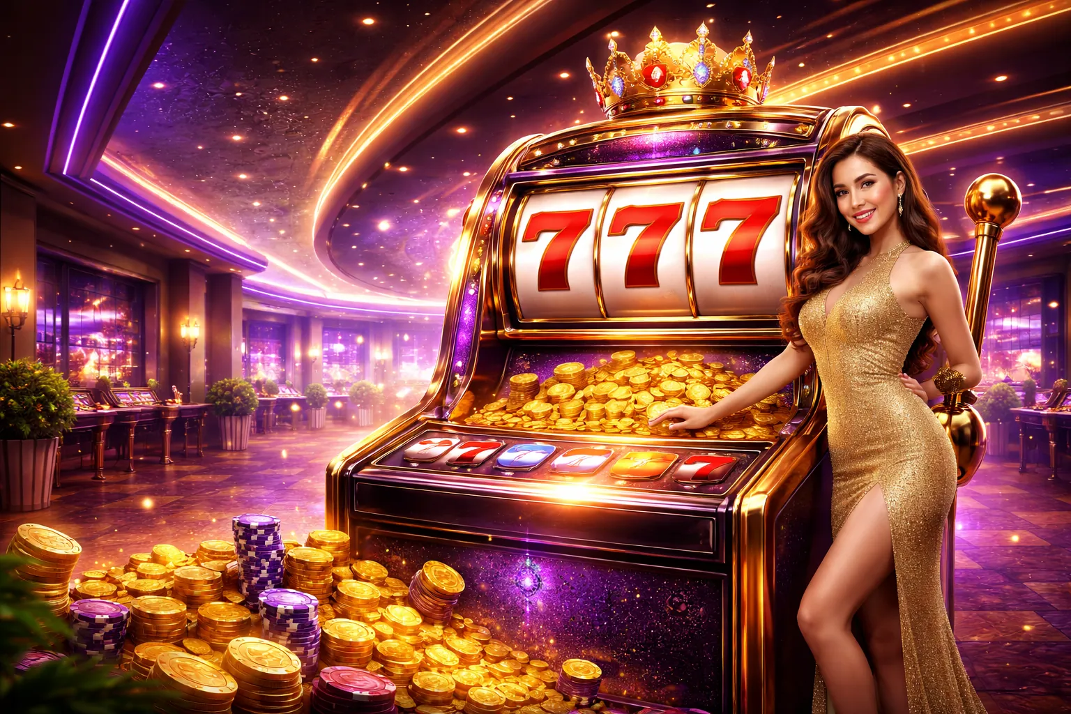 Hình ảnh minh họa trò chơi nổ hũ tại b123b com với Jackpot lớn và đồ họa hấp dẫn, phong cách Black Gold