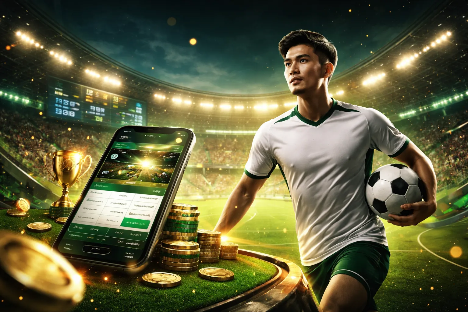 Hình ảnh chính blog b123b com với các hoạt động cá cược thể thao và casino
